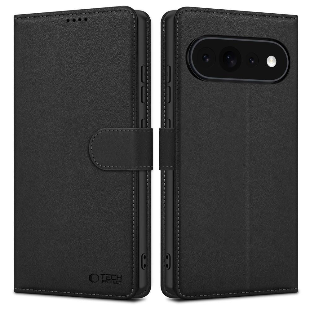Google Pixel 11 Pro XL Tech-Protect Wallet Flip Deksel - Svart