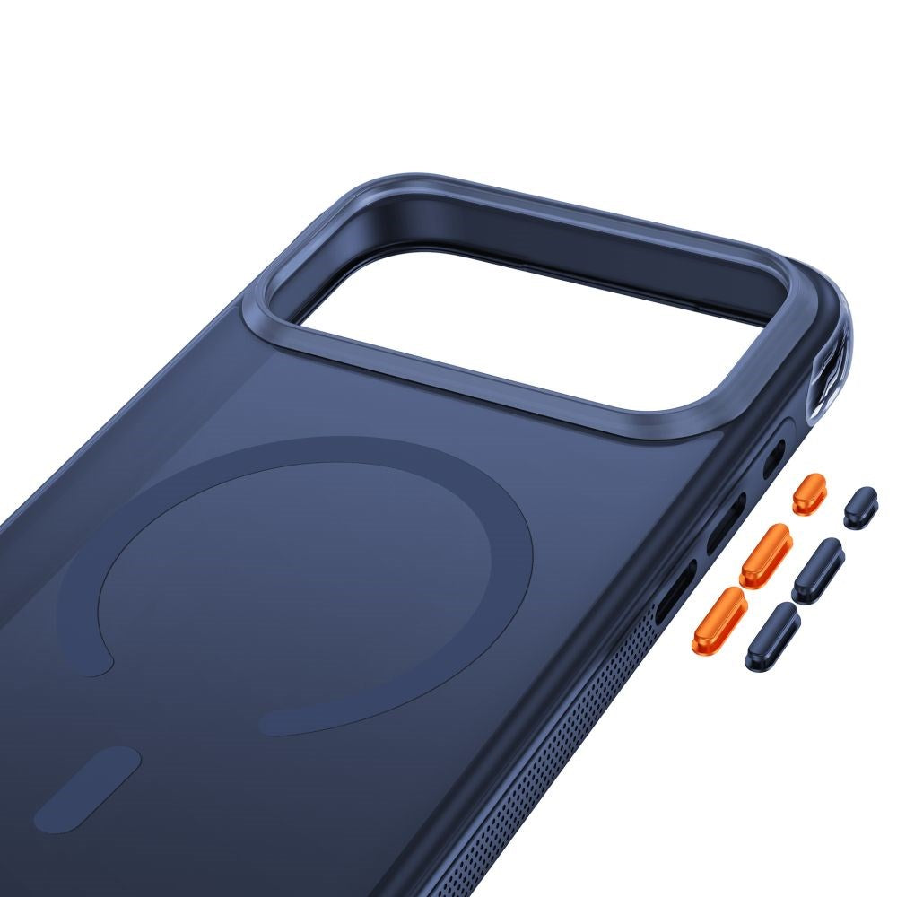 iPhone 18 Pro / 17 Pro Tech-Protect MagAir Deksel - MagSafe Kompatibel - Matt Blå