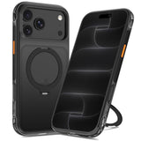 iPhone 18 Pro / 17 Pro Tech-Protect MagAir Stand Deksel med Kickstand - MagSafe Kompatibel - Matt Svart
