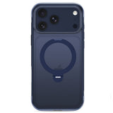 iPhone 18 Pro Max / 17 Pro Max Tech-Protect MagAir Stand Deksel med Kickstand - MagSafe Kompatibel - Matt Blå