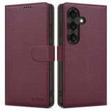 Samsung Galaxy S26 FE Tech-Protect Wallet Flip Deksel m. Kortholder - Rød