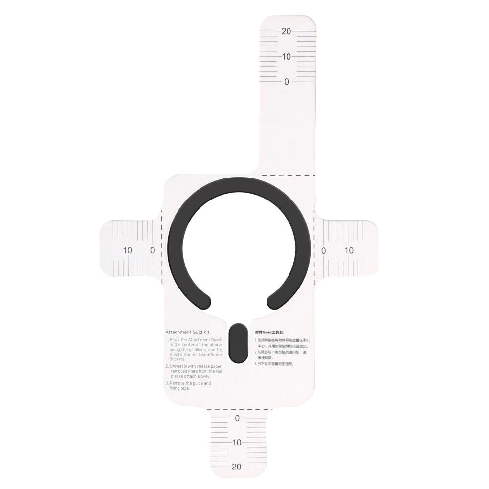 Tech-Protect Magnetisk MagSafe Ring m. Installationsramme – Svart
