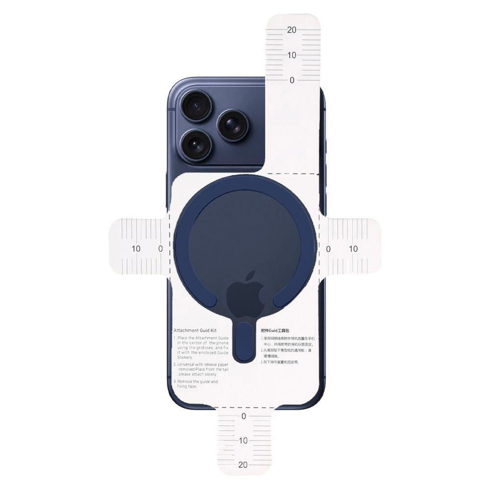 Tech-Protect Magnetisk MagSafe Ring m. Installationsramme – Blå