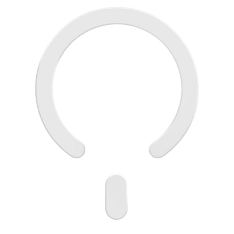 Tech-Protect Magnetisk MagSafe Ring m. Installationsramme – Hvit