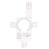Tech-Protect Magnetisk MagSafe Ring m. Installationsramme – Hvit