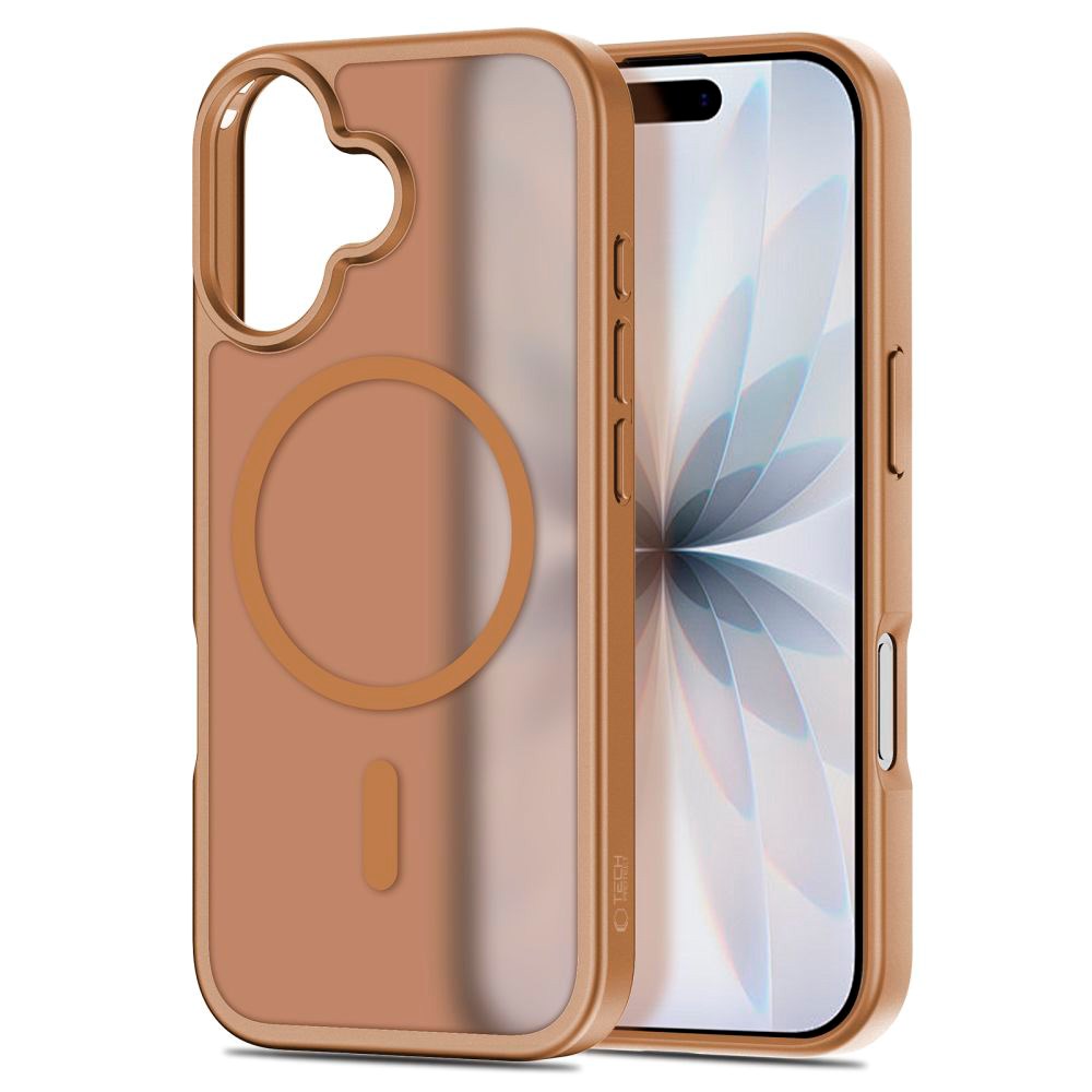 iPhone 17 Tech-Protect BasicMag Hybrid Deksel - MagSafe Kompatibel - Matt Brun