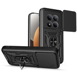 Xiaomi Redmi Note 15 Pro Tech-Protect Camshield Deksel med Magnetisk Ring & Stativfunksjon - Svart