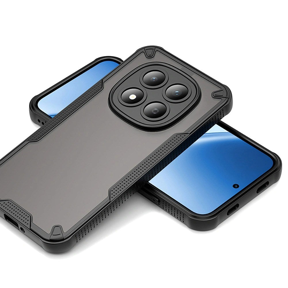 Xiaomi Redmi Note 15 Pro Tech-Protect Rugged Shield Deksel - Mattsvart