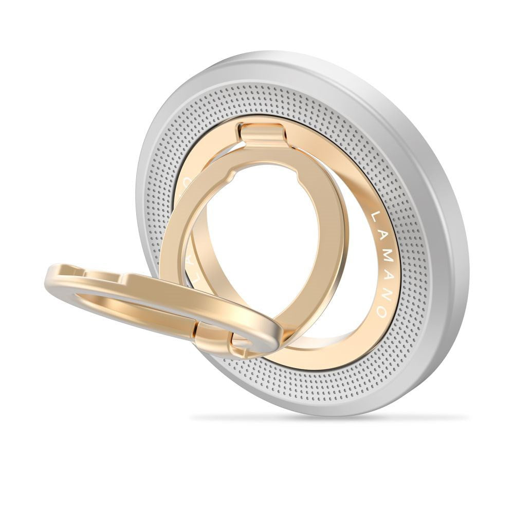 Tech-Protect Lamano Magnetisk Mobil Ring - MagSafe Kompatibel - Sølv / Gull