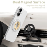 Tech-Protect Lamano Magnetisk Mobil Ring - MagSafe Kompatibel - Sølv / Gull
