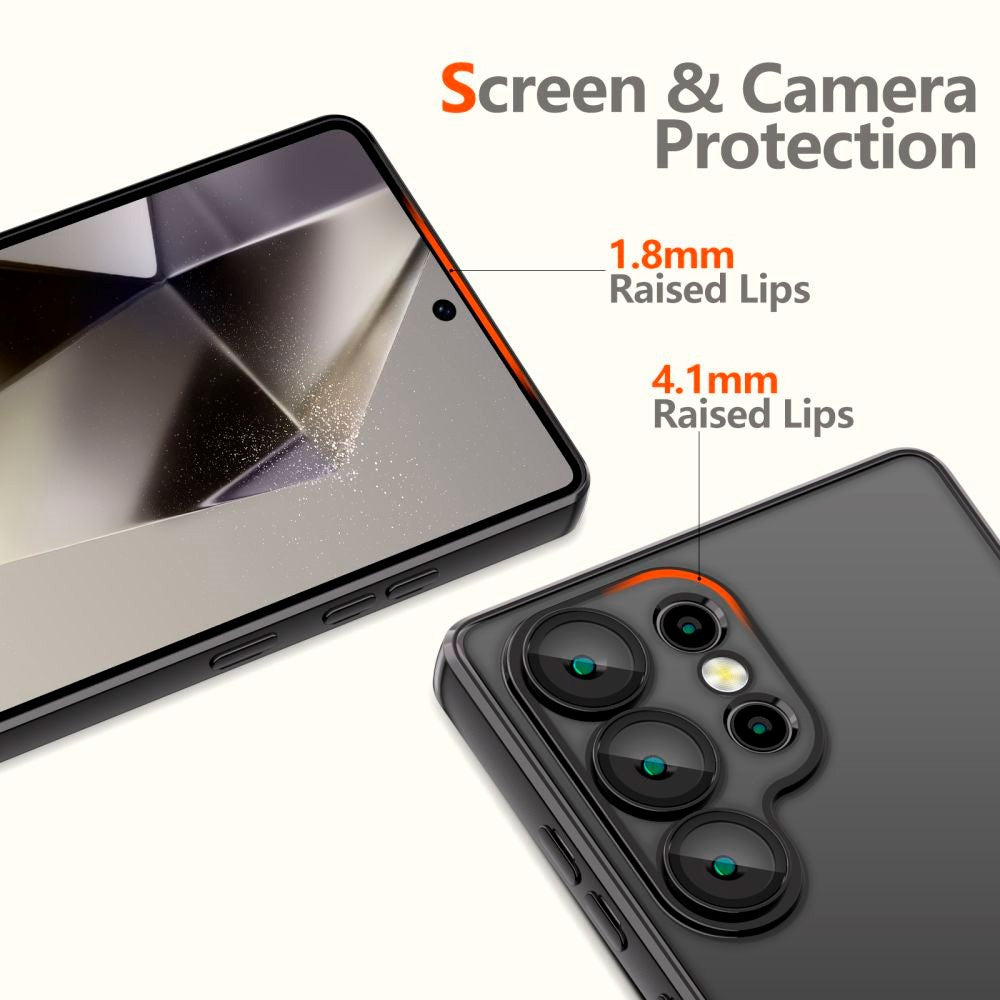 Samsung Galaxy S25 Ultra Tech-Protect MagFlex Deksel - MagSafe Kompatibel - Svart