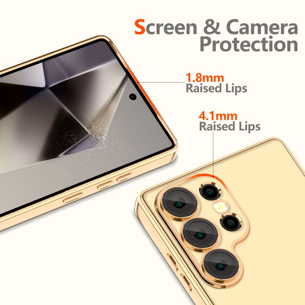 Samsung Galaxy S25 Ultra Tech-Protect MagFlex Deksel - MagSafe Kompatibel - Gull