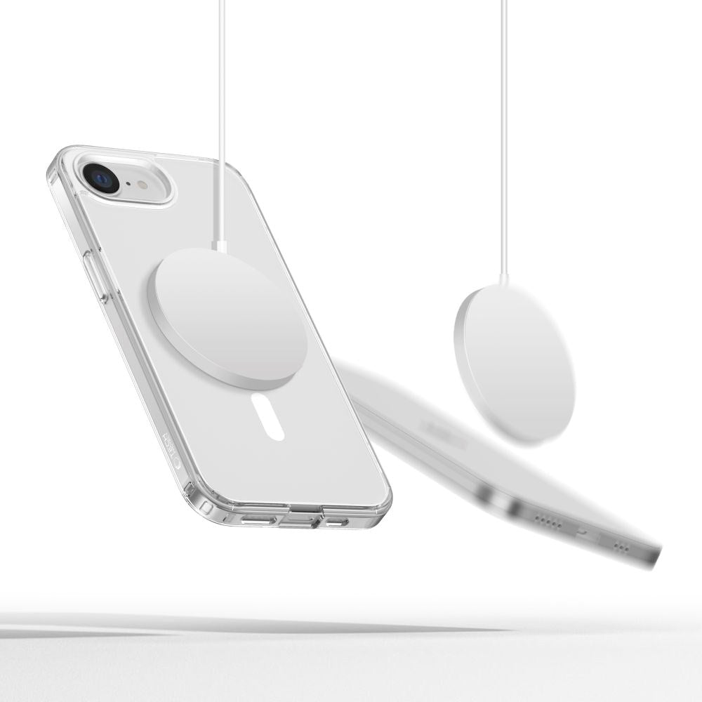 iPhone 17e / 16e Tech-Protect Flexair Hybrid Deksel - MagSafe Kompatibel - Gjennomsiktig