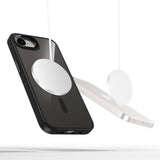 iPhone 17e / 16e Tech-Protect Magmat Deksel - MagSafe Kompatibel - Gjennomsiktig / Svart