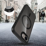 iPhone 17e / 16e Tech-Protect Magmat Deksel - MagSafe Kompatibel - Gjennomsiktig / Svart