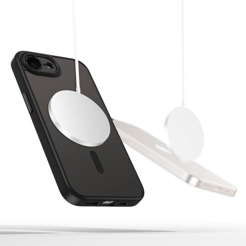 iPhone 17e / 16e Tech-Protect MagCam Deksel - MagSafe Kompatibel - Matt Svart