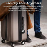 Tech-Protect Apple AirTag 1. & 2. Gen. Rough Chain Holder med Streng - 2 stk. - Svart