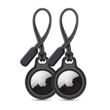 Tech-Protect Apple AirTag 1. & 2. Gen. Rough Chain Holder med Streng - 2 stk. - Svart