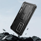 Samsung Galaxy A56 (5G) Tech-Protect Kevlar Pro Hardplast Deksel med Skjermbeskytter & Kickstand - Svart