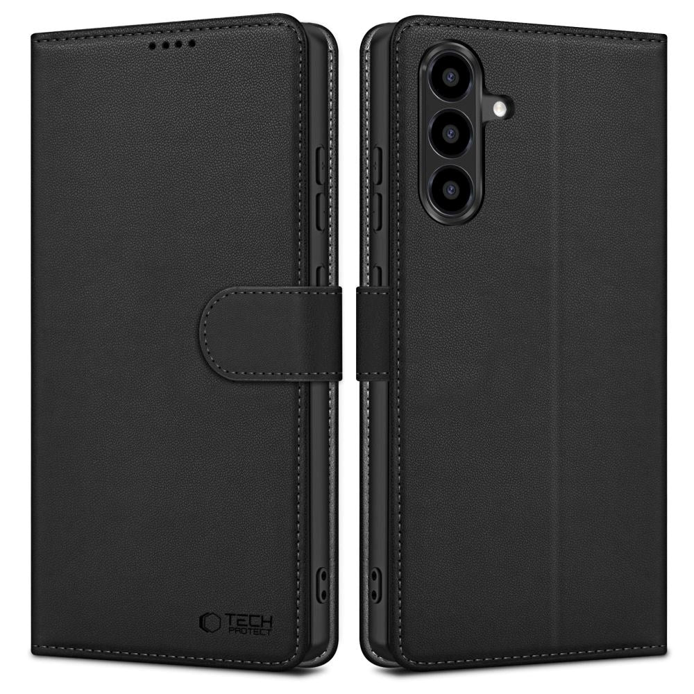 Samsung Galaxy A56 (5G) Tech-Protect Wallet Flip Deksel - Svart