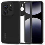 Xiaomi Redmi Note 14 (5G) Tech-Protect MagMat Plast Deksel - Gjennomsiktig / Svart