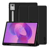 Lenovo IdeaTab Pro Tech-Protect Silikon Flip Deksel m. Ståfunksjon & Penn Holder - Svart