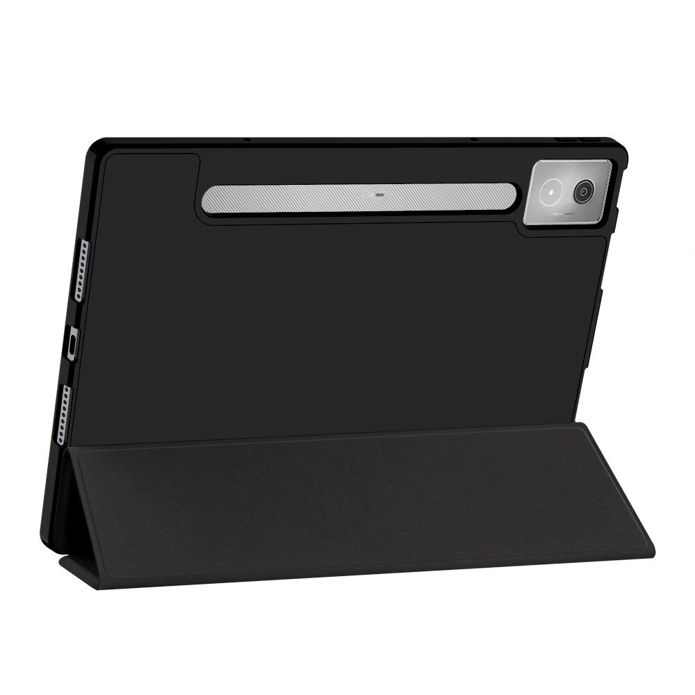 Lenovo IdeaTab Pro Tech-Protect Silikon Flip Deksel m. Ståfunksjon & Penn Holder - Svart