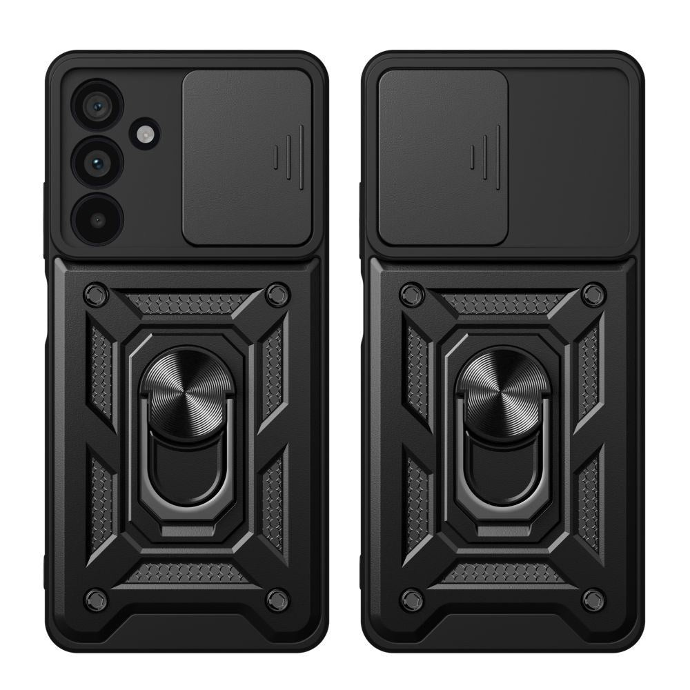 Samsung Galaxy A56 (5G) Tech-Protect Camshield Deksel m. Magnetisk Ring og Stativfunksjon - Svart