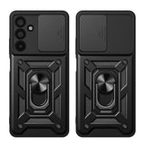 Samsung Galaxy A56 (5G) Tech-Protect Camshield Deksel m. Magnetisk Ring og Stativfunksjon - Svart