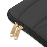 Tech-Protect Fluffy MacBook / Laptop 13-14" (25 x 35 cm) Sleeve med Ekstra Glidelåslomme - Svart