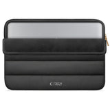 Tech-Protect Fluffy MacBook / Laptop 13-14" (25 x 35 cm) Sleeve med Ekstra Glidelåslomme - Svart