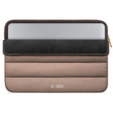 Tech-Protect Fluffy MacBook / Laptop 15-16" (27 x 38 cm) Sleeve med Ekstra Glidelåslomme - Beige