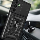 Samsung Galaxy A26 (5G) Tech-Protect Camshield Deksel m. Magnetisk Ring og Stativfunksjon - Svart