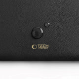 Tech-Protect MacBook / Laptop 15-16" Kunstskinn Sleeve med Fôret Innside - Black