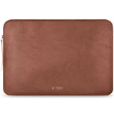 Tech-Protect MacBook / Laptop 15-16" Kunstskinn Sleeve med Fôret Innside - Brown