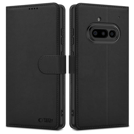 Nothing Phone (3a) Tech-Protect Flip Deksel med Lommebok - Svart