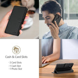 Nothing Phone (3a) Pro Tech-Protect Flip Deksel med Lommebok - Svart