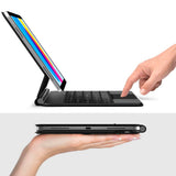 iPad 11" (2025) / 10.9" (2024/2022) Tech-Protect Deksel med Engelsk Tastatur - Svart