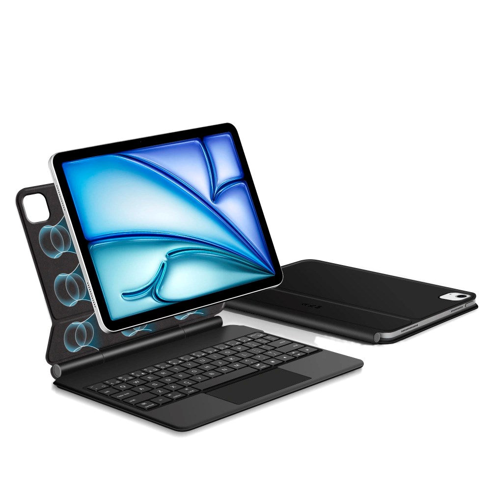 iPad Air 11" (2026 / 2025 / 2024) / Air (2022 / 2020) Tech-Protect Deksel med Engelsk Tastatur - Svart