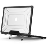 MacBook Air 13" M5/M4/M3/M2 (2026-2022) Tech-Protect SmartShell Pro Deksel - Svart / Gjennomsiktig