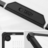 MacBook Air 13" M5/M4/M3/M2 (2026-2022) Tech-Protect SmartShell Pro Deksel - Svart / Gjennomsiktig