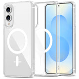 Samsung Galaxy S25 Edge Tech-Protect Flexair Hybrid Deksel - MagSafe Kompatibel - Gjennomsiktig