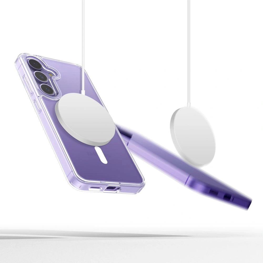 Samsung Galaxy S25 Edge Tech-Protect Flexair Hybrid Deksel - MagSafe Kompatibel - Gjennomsiktig