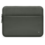 Tech-Protect MacBook / Laptop 13-14" Sleeve med Fôret Innside & Lomme - Mørkegrønn