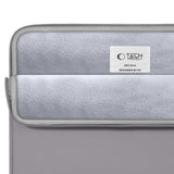 Tech-Protect MacBook / Laptop 13-14" Sleeve med Fôret Innside & Lomme - Grå