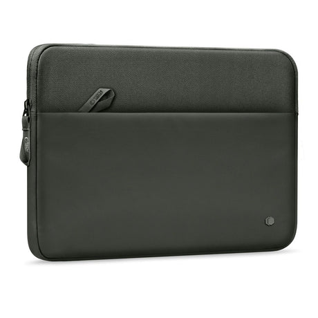 Tech-Protect MacBook / Laptop 15-16" Sleeve med Fôret Innside & Lomme - Mørkegrønn
