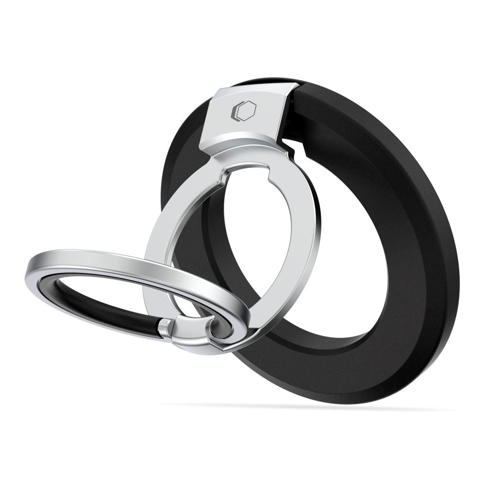 Tech-Protect Magnetisk Ringholder til Mobil - MagSafe Kompatibel - Svart