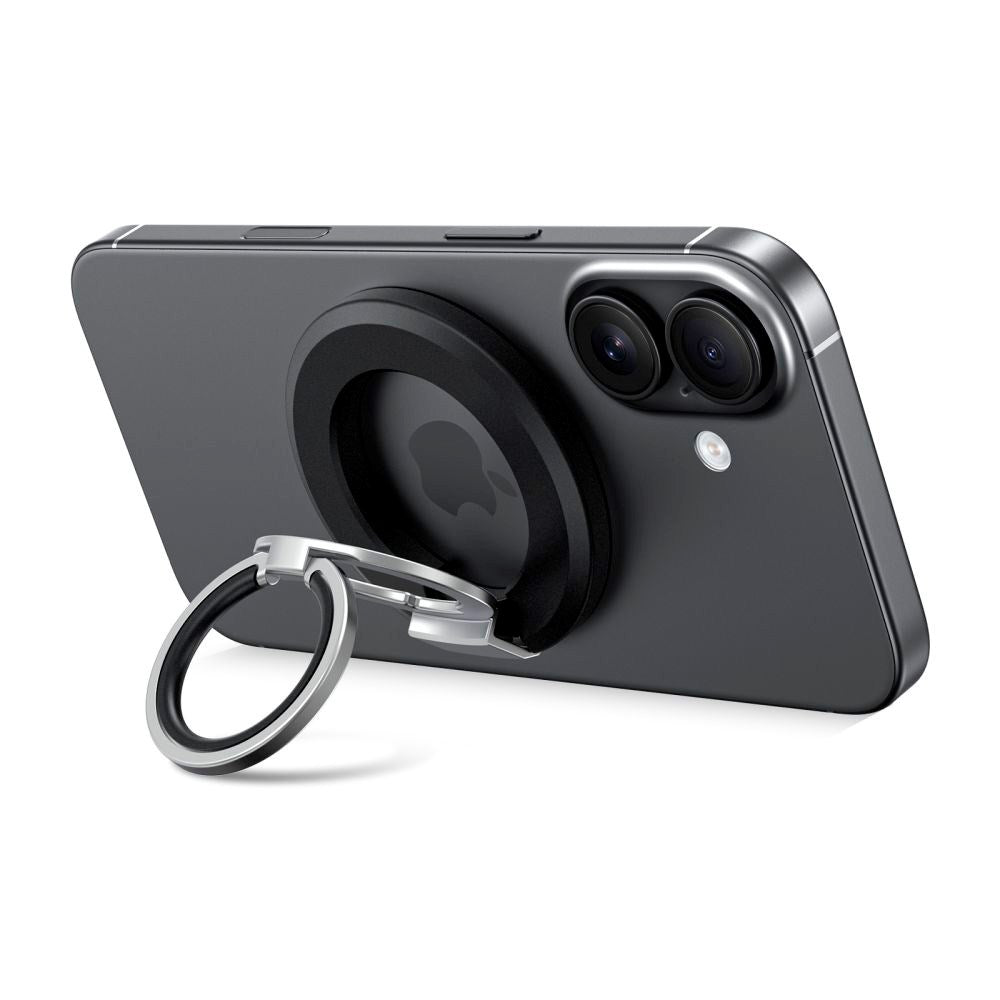 Tech-Protect Magnetisk Ringholder til Mobil - MagSafe Kompatibel - Svart