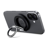 Tech-Protect Magnetisk Ringholder til Mobil - MagSafe Kompatibel - Svart