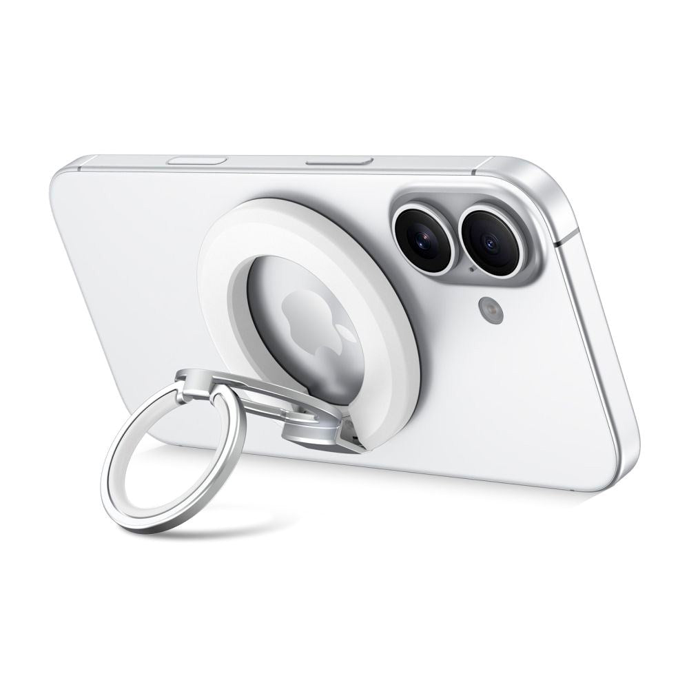 Tech-Protect Magnetisk Ringholder til Mobil - MagSafe Kompatibel - Hvit